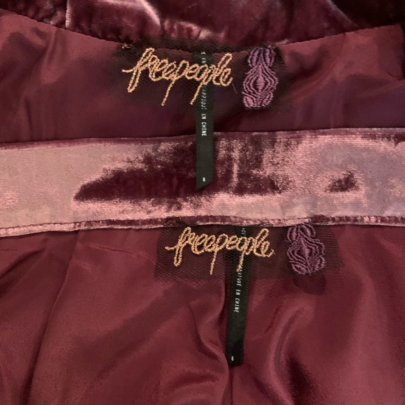 $450 Free People Perfect Illusion Velvet Suit 8 - Picture 12 of 14